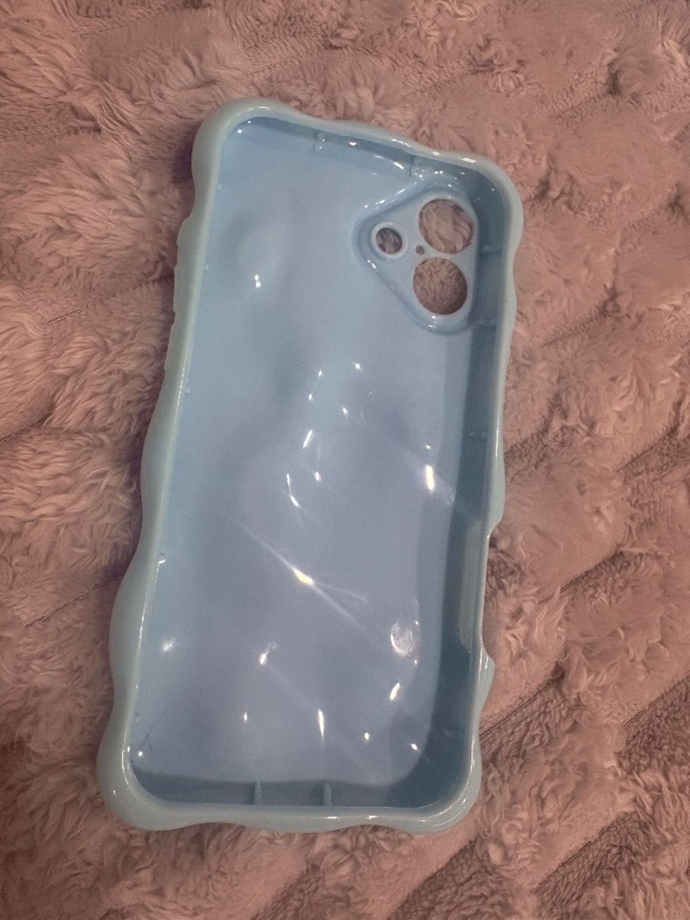 Light Blue Bubble Phone Case